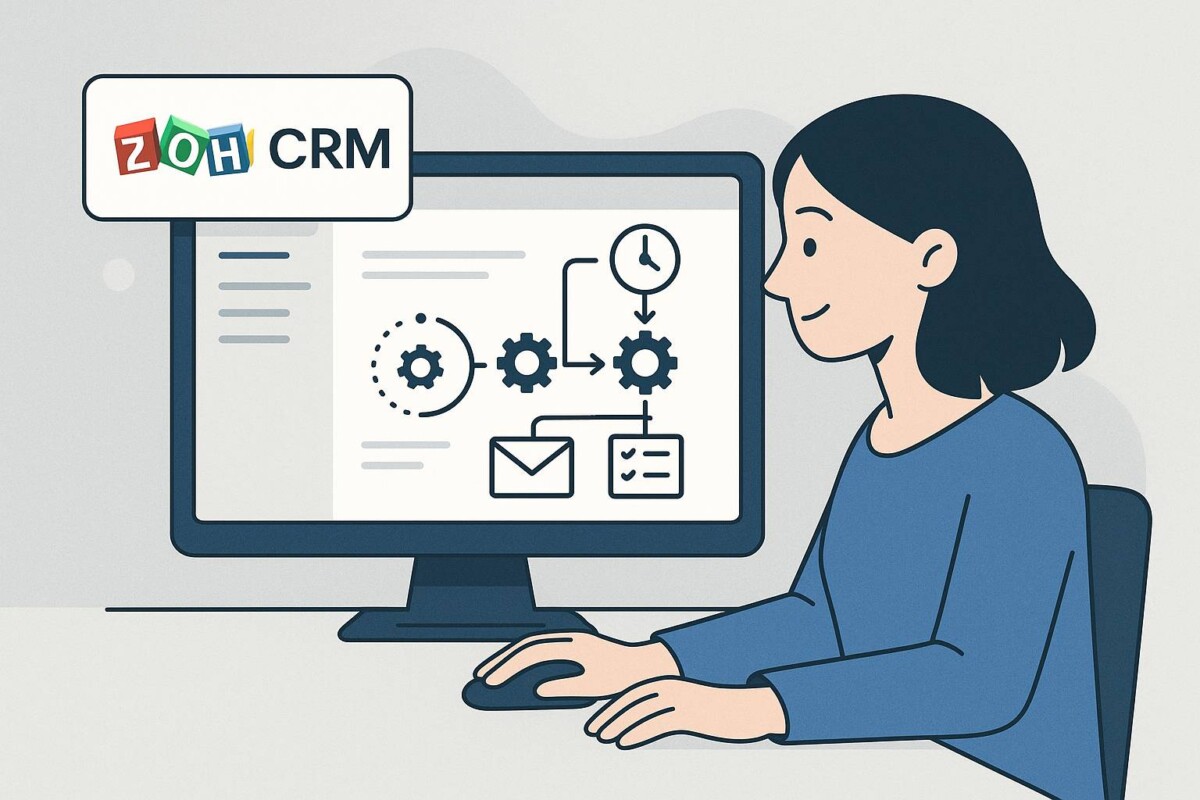 Cómo automatizar tareas en Zoho CRM paso a paso
